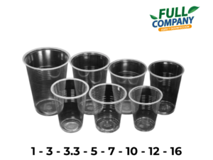 Vasos plásticos (1oz - 3oz - 3.3oz - 5oz - 7oz - 10oz - 12oz - 16oz)