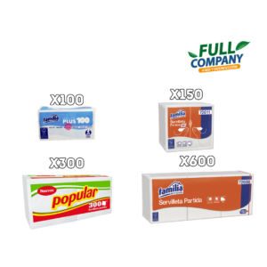 Servilletas (x100, x150, x300, x600)