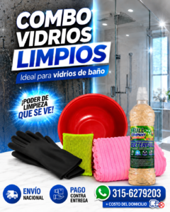Combo vidrios limpios