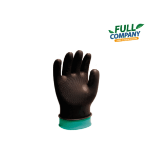 Guantes de aseo negros monocolor gruesos