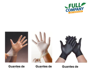 Guantes de Nitrilo Desechables Caja x100 — Full Company