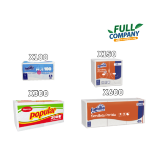 Servilletas (x100, x150, x300, x600)