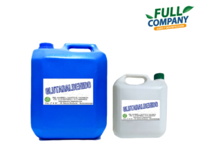 Glutaraldehído 25% Full Company - pimpina 20 L y garrafa 4 L