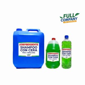 Shampoo con cera para vehículos