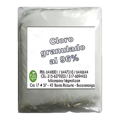 Cloro granulado al 91%