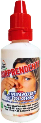 Gotero eliminador de olores