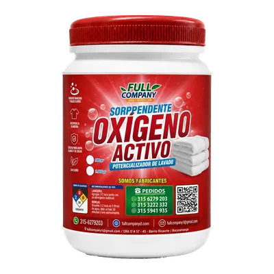 Combo Oxígeno Activo x 4 — Paga 3, lleva 4