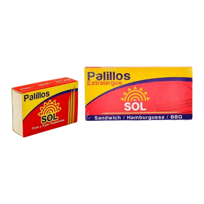 Palillos normales o para hamburguesa
