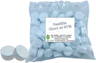 Pastillas de Cloro al 91% x 20 gr