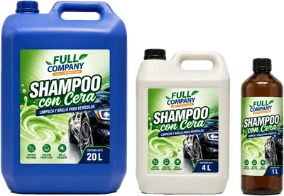 Shampoo con cera para vehículos