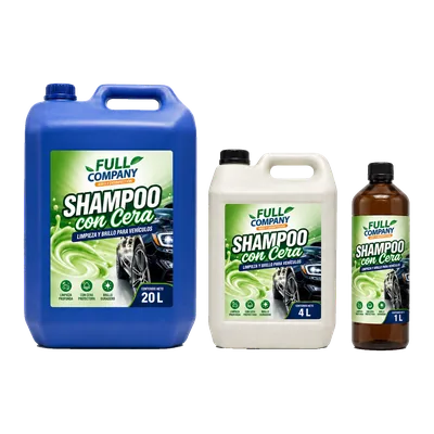 Shampoo con cera para vehículos