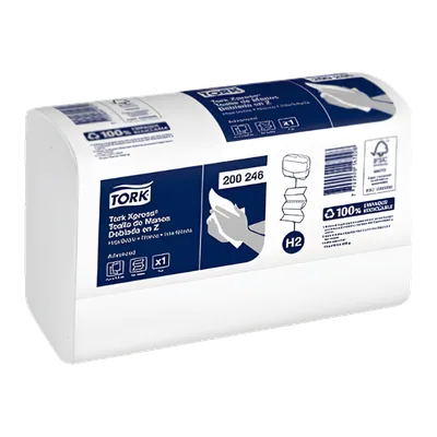 Toalla Z blanca Tork x150